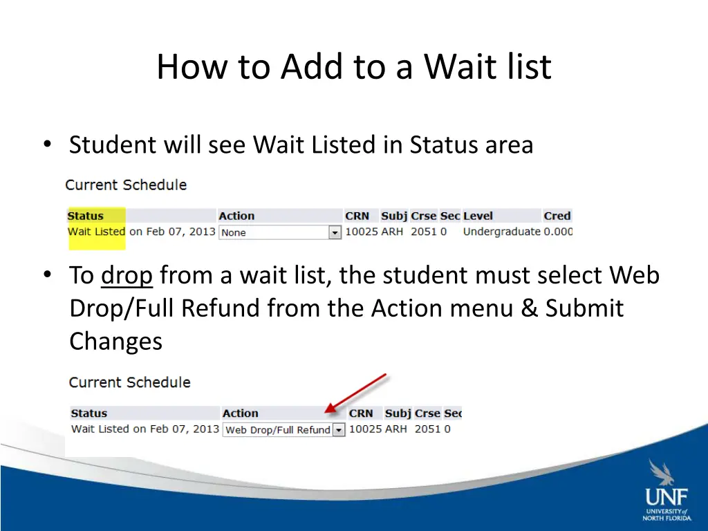 how to add to a wait list 2