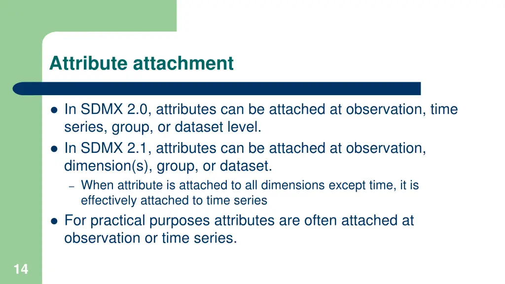 attribute attachment