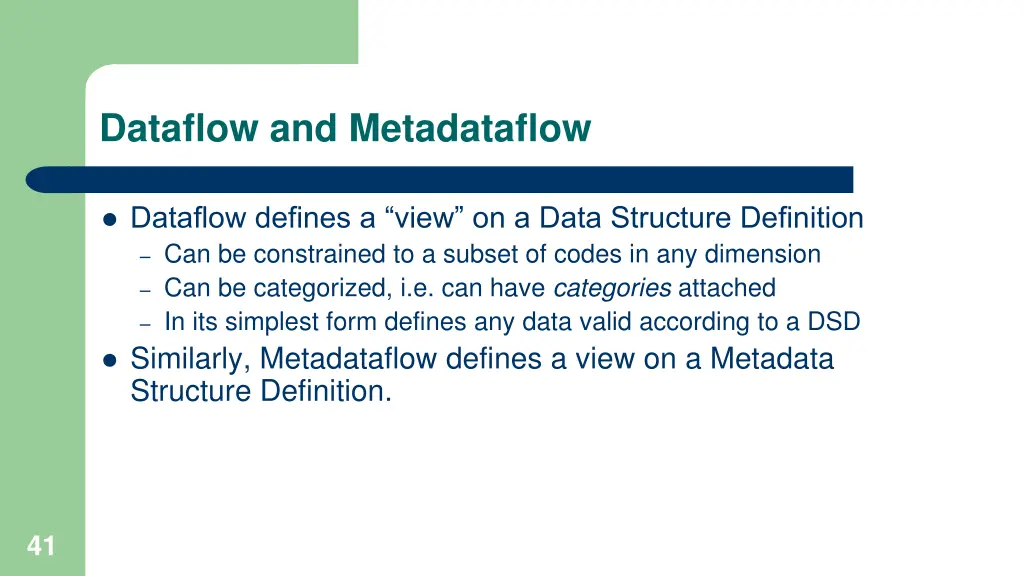 dataflow and metadataflow