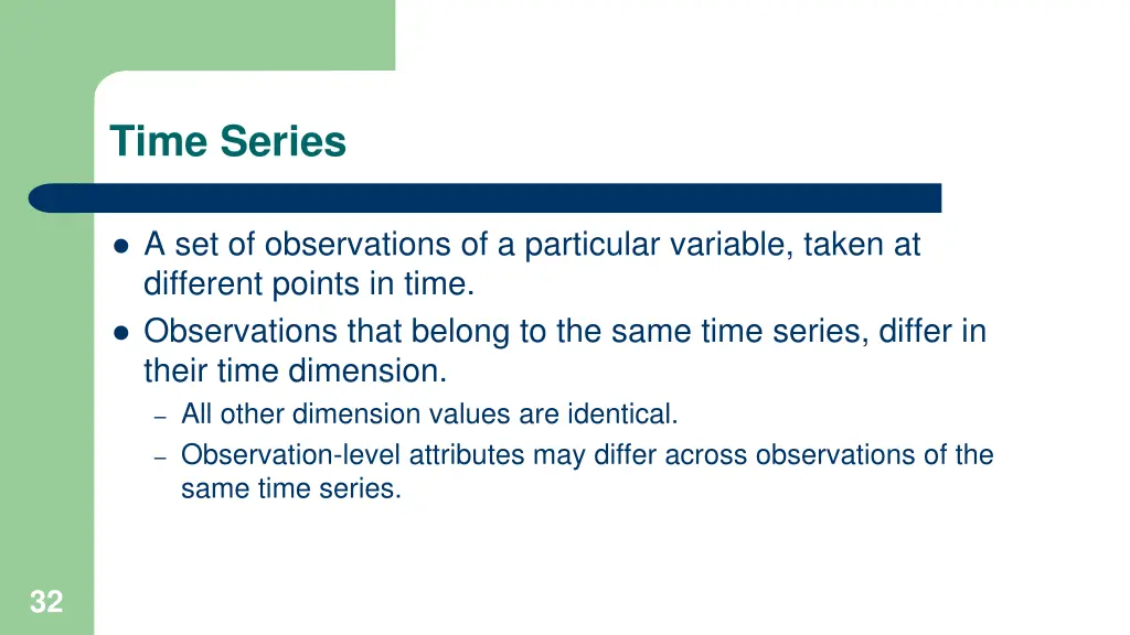 time series