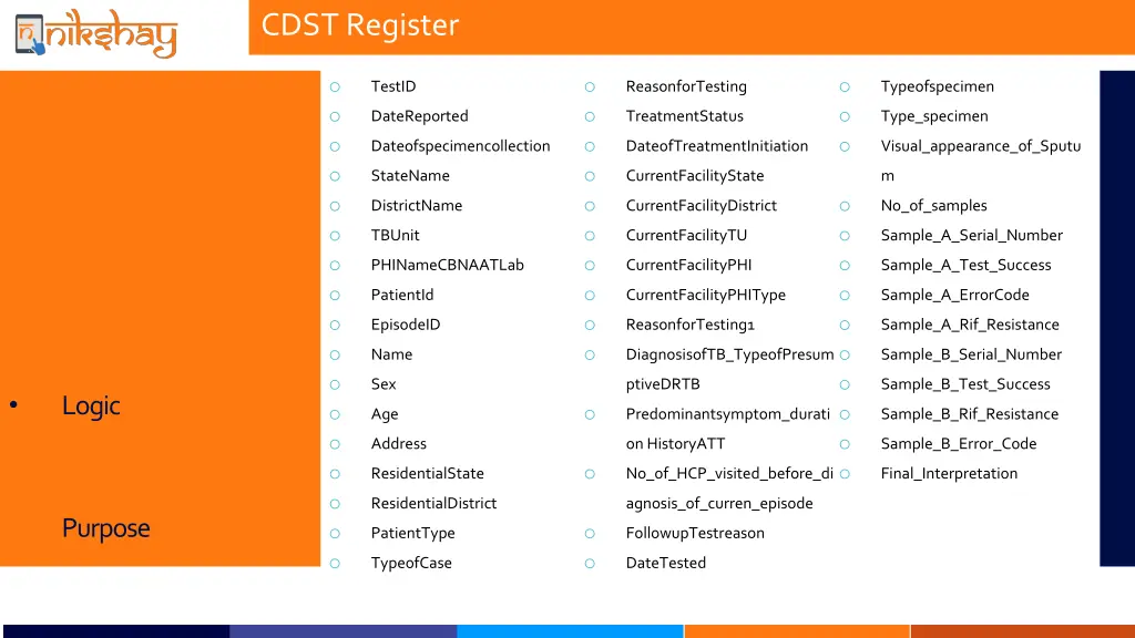 cdst register