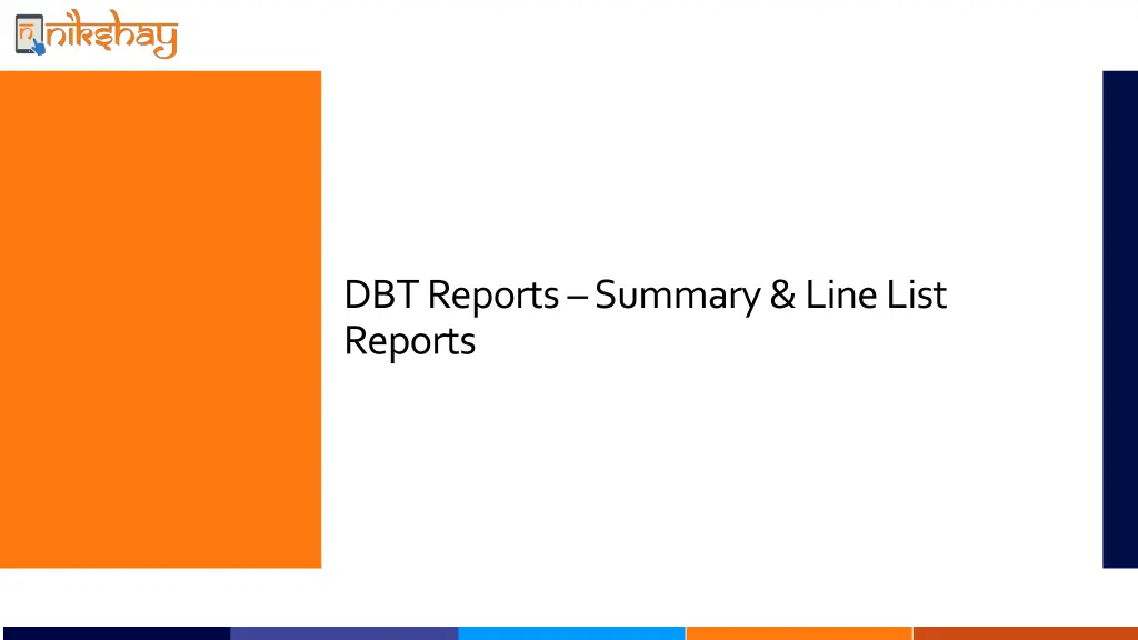 dbt reports summary line list reports 1