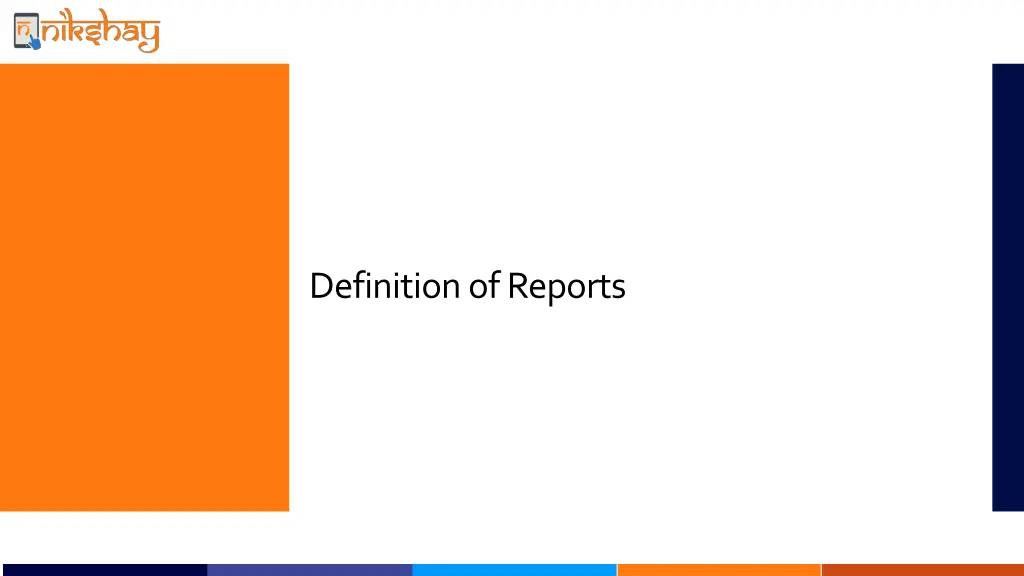 definition of reports