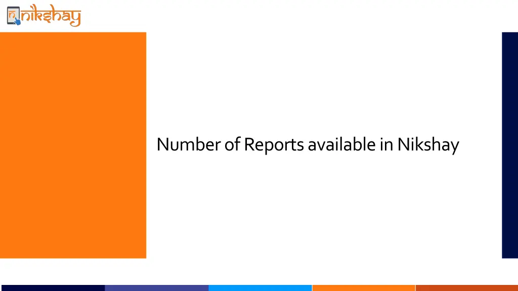 number of reports available in nikshay