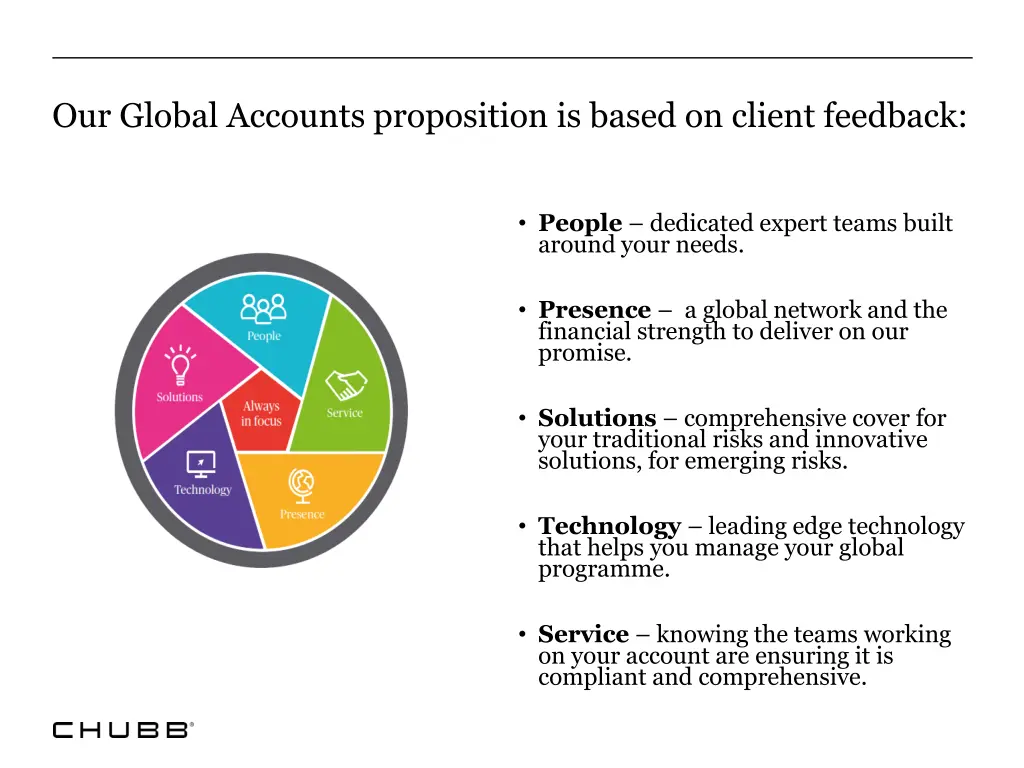 our global accounts proposition is based