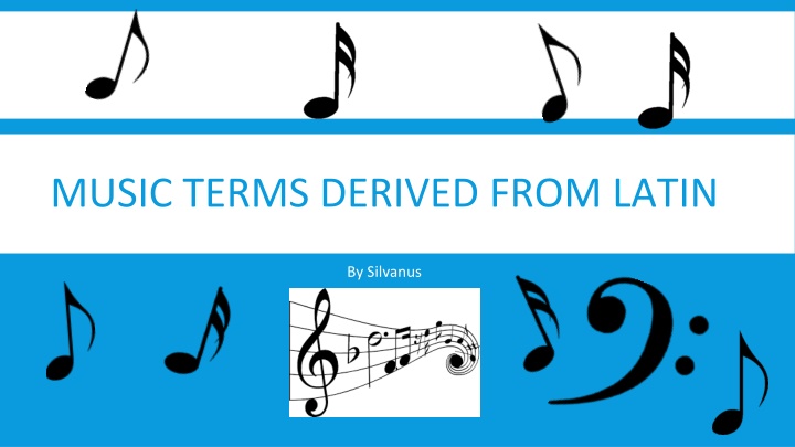 music terms derived from latin