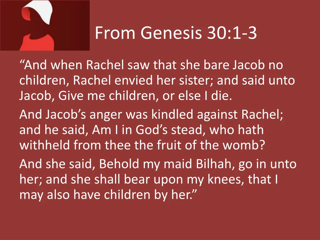 from genesis 30 1 3