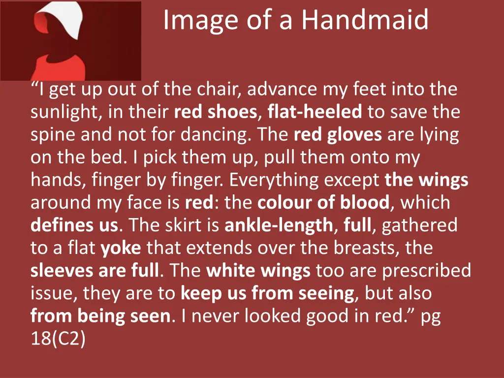 image of a handmaid 1