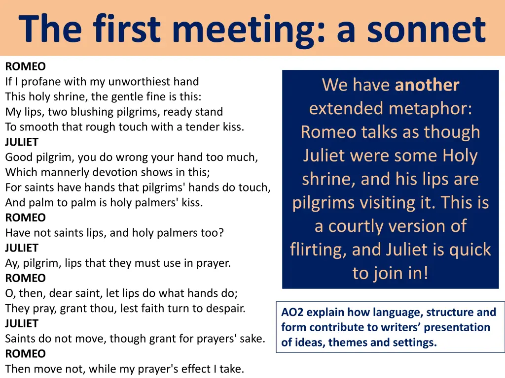 the first meeting a sonnet 2