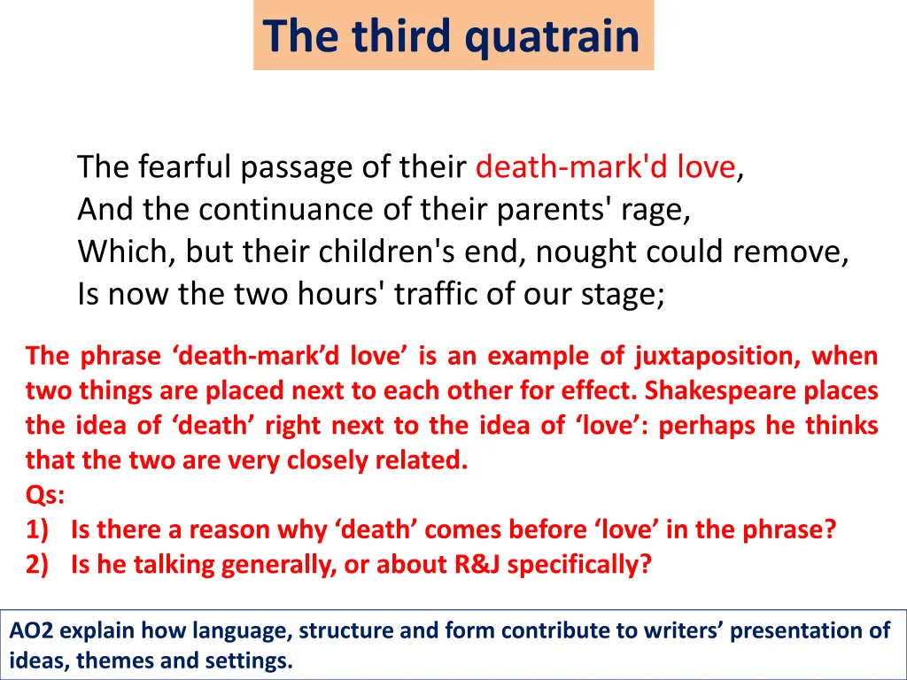 the third quatrain 1