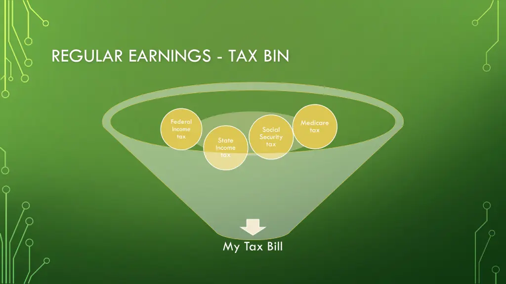 regular earnings tax bin