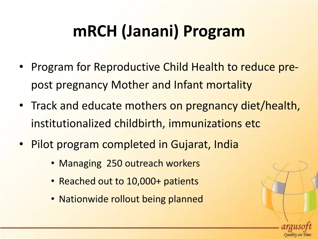 mrch janani program