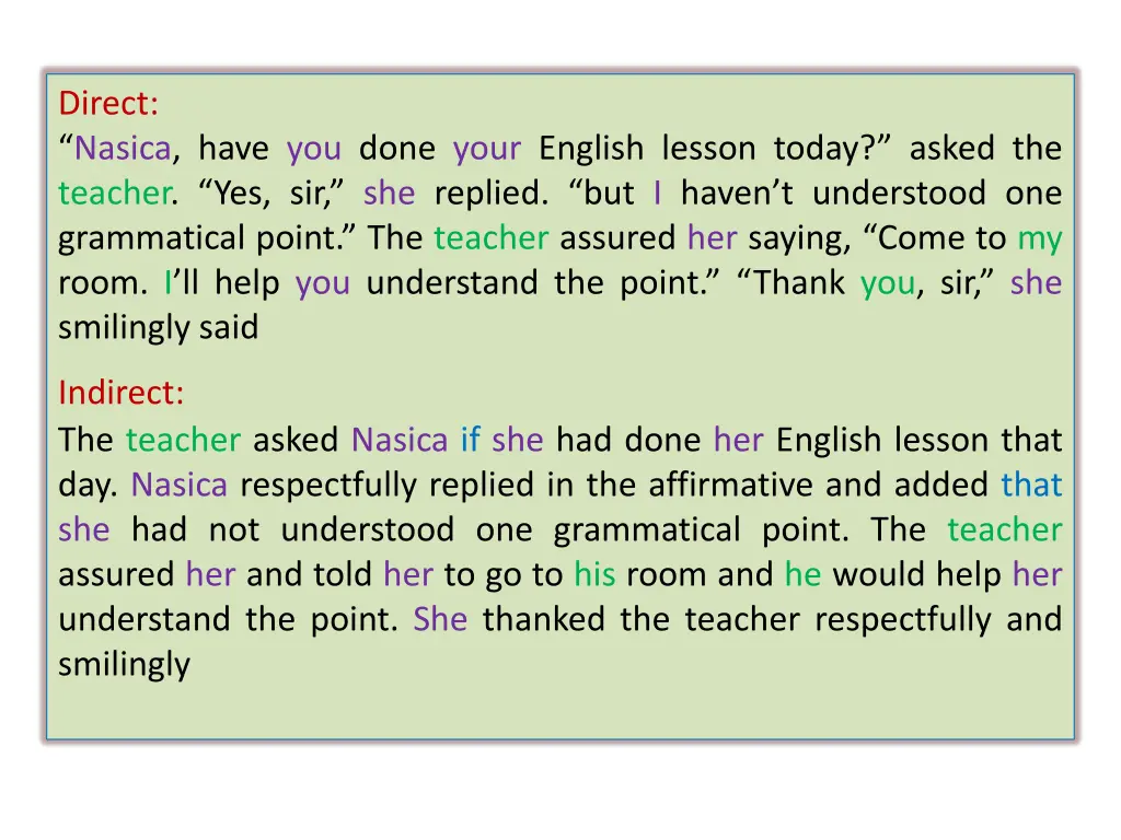 direct nasica have you done your english lesson