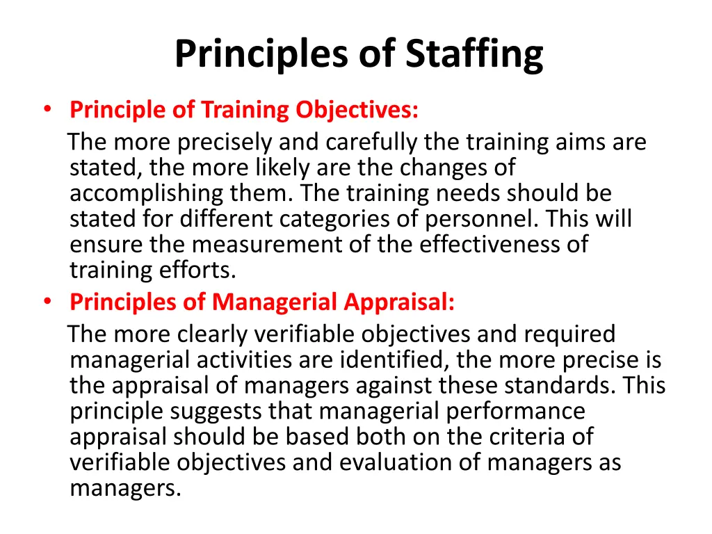 principles of staffing 2