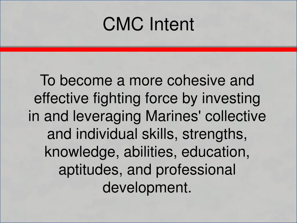 cmc intent 1