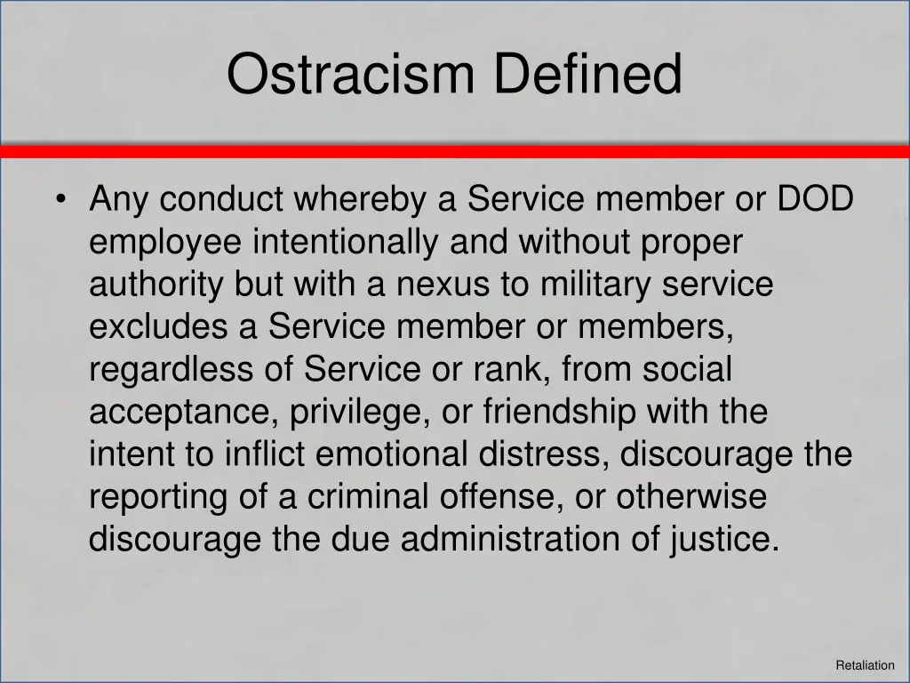 ostracism defined