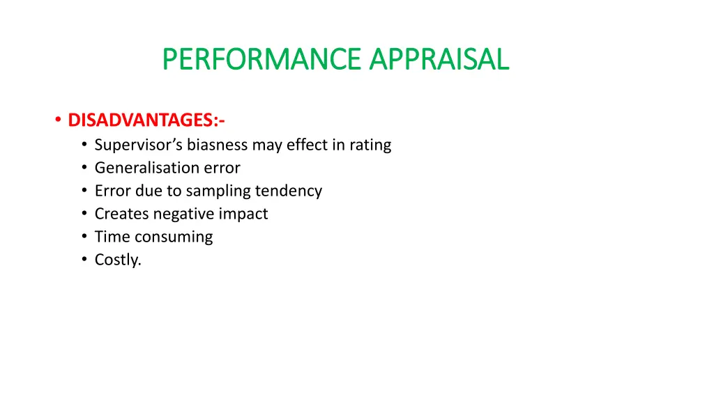 performance appraisal performance appraisal 1