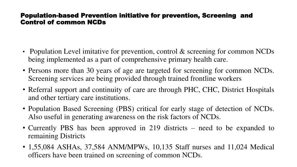 population population based prevention initiative