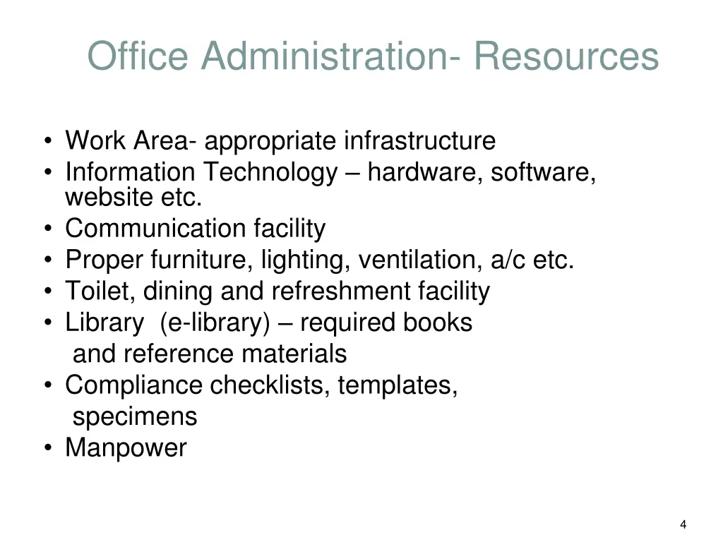 office administration resources