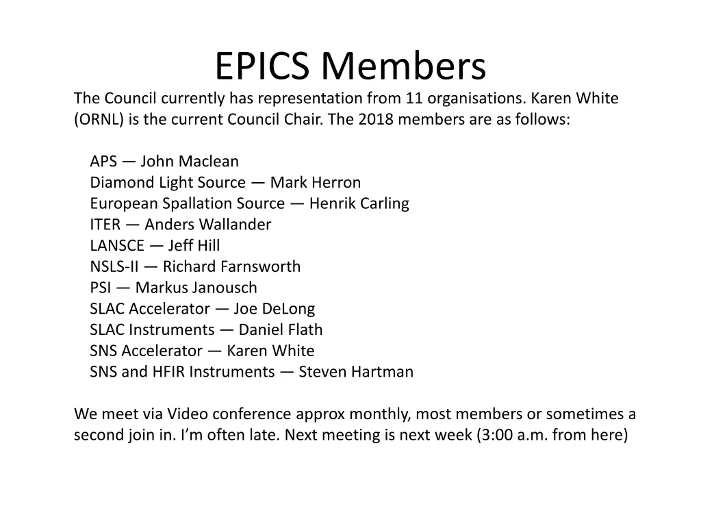 epics members