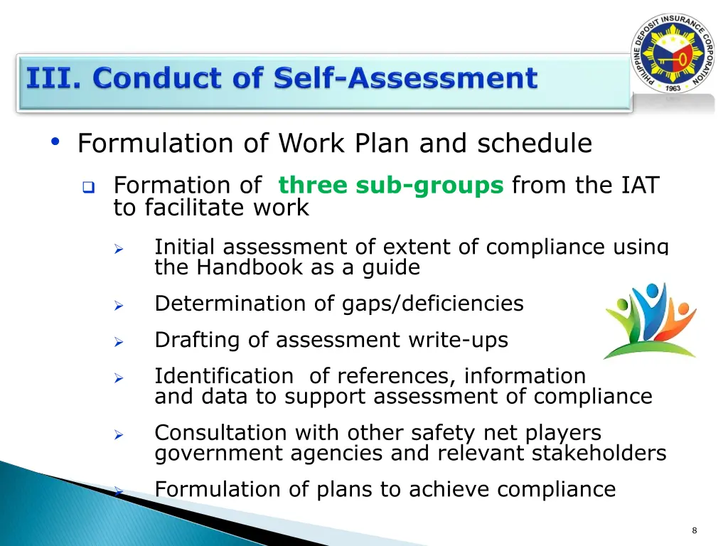 formulation of work plan and schedule