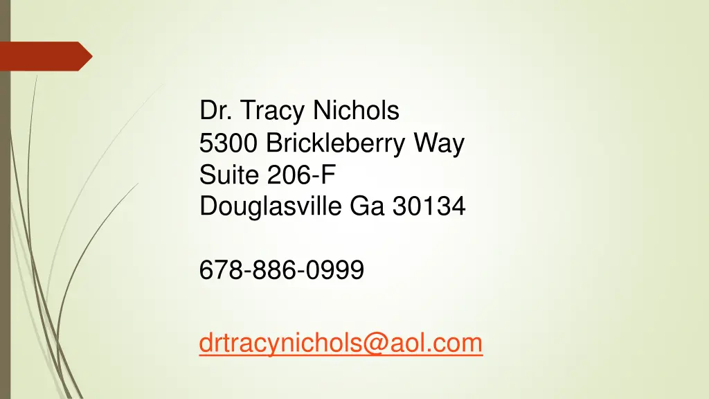 dr tracy nichols 5300 brickleberry way suite