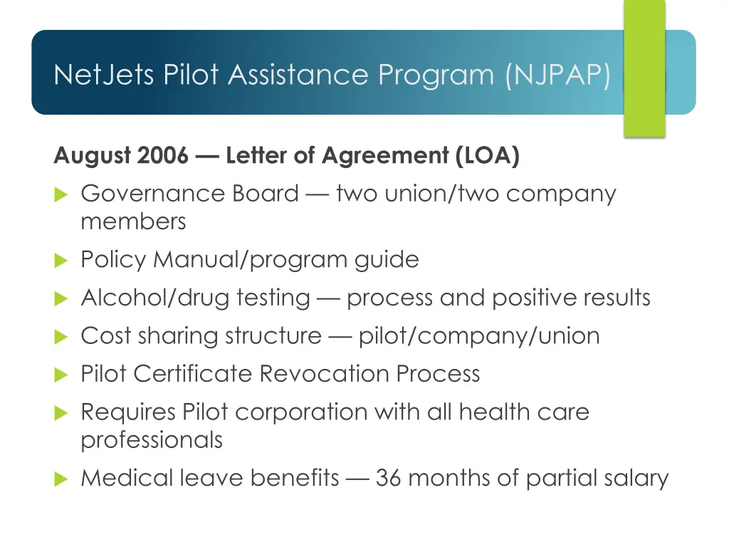 netjets pilot assistance program njpap