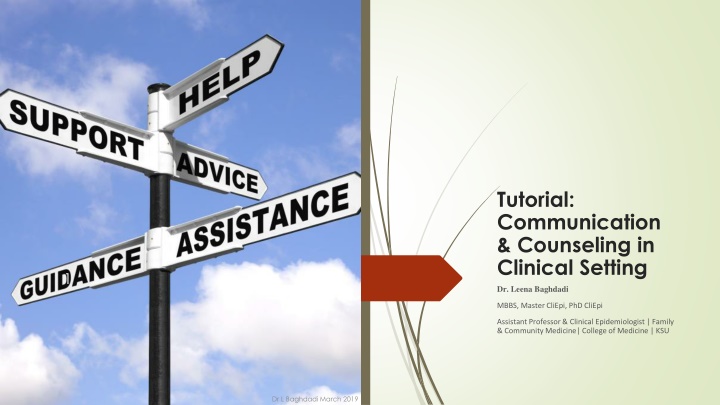 tutorial communication counseling in clinical