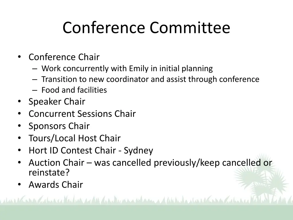 conference committee