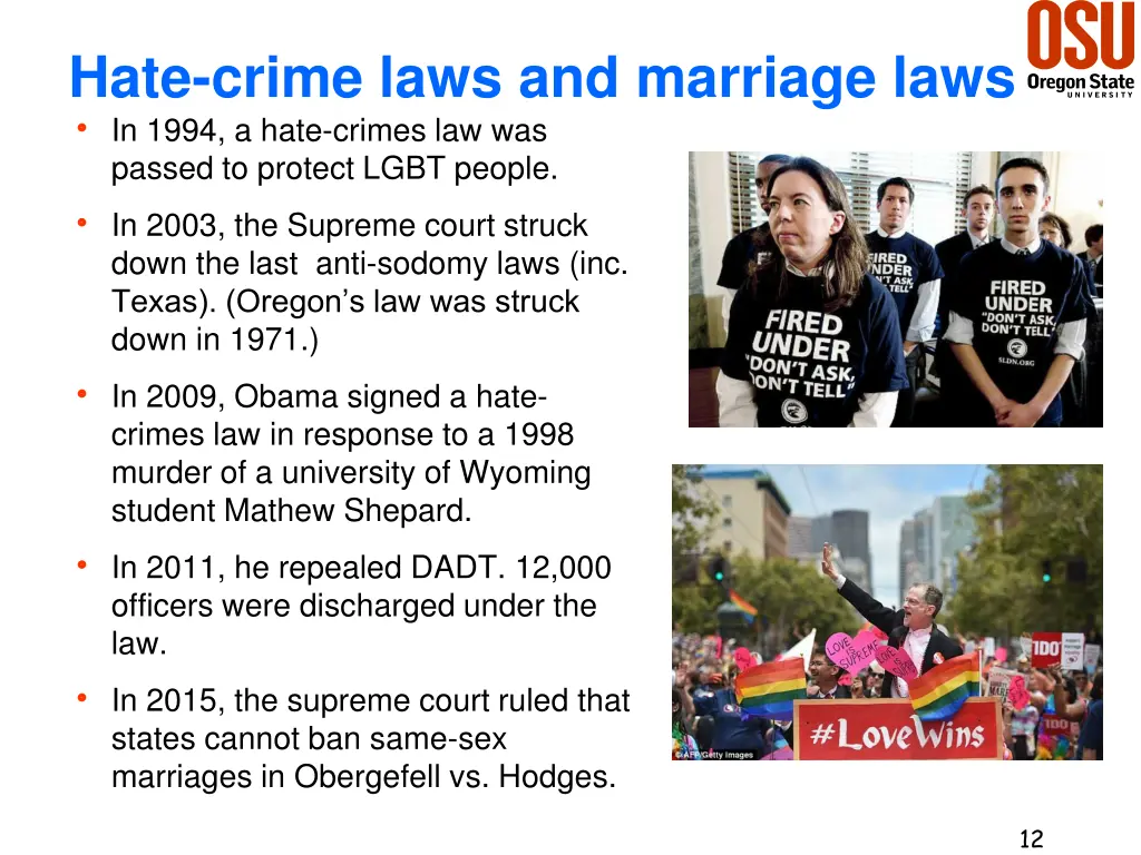 hate crime laws and marriage laws in 1994 a hate