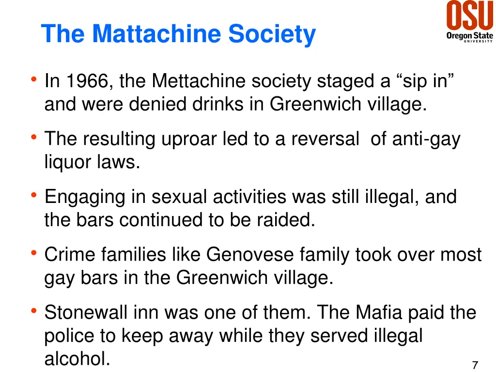 the mattachine society