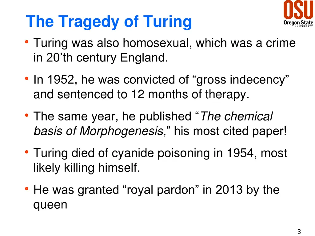 the tragedy of turing turing was also homosexual