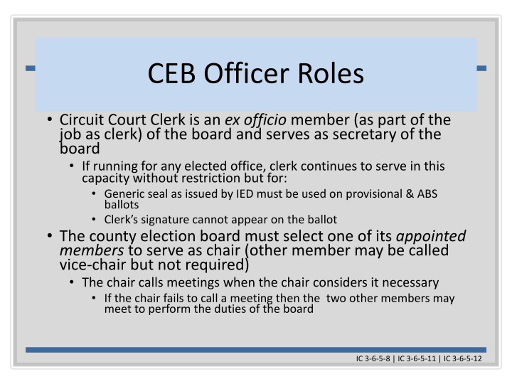 ceb officer roles