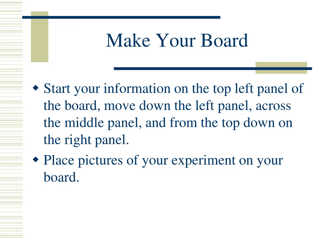 make your board