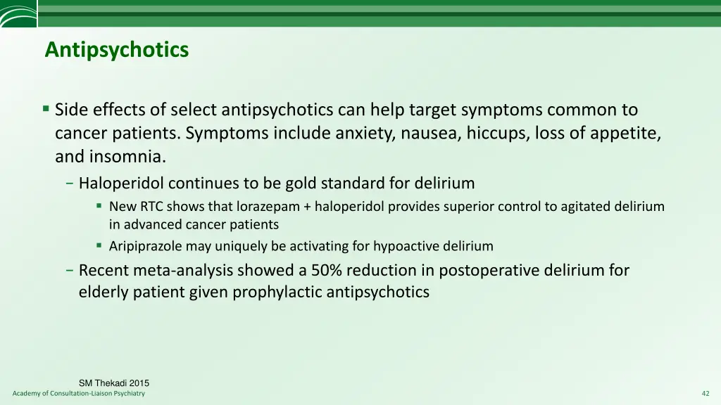 antipsychotics