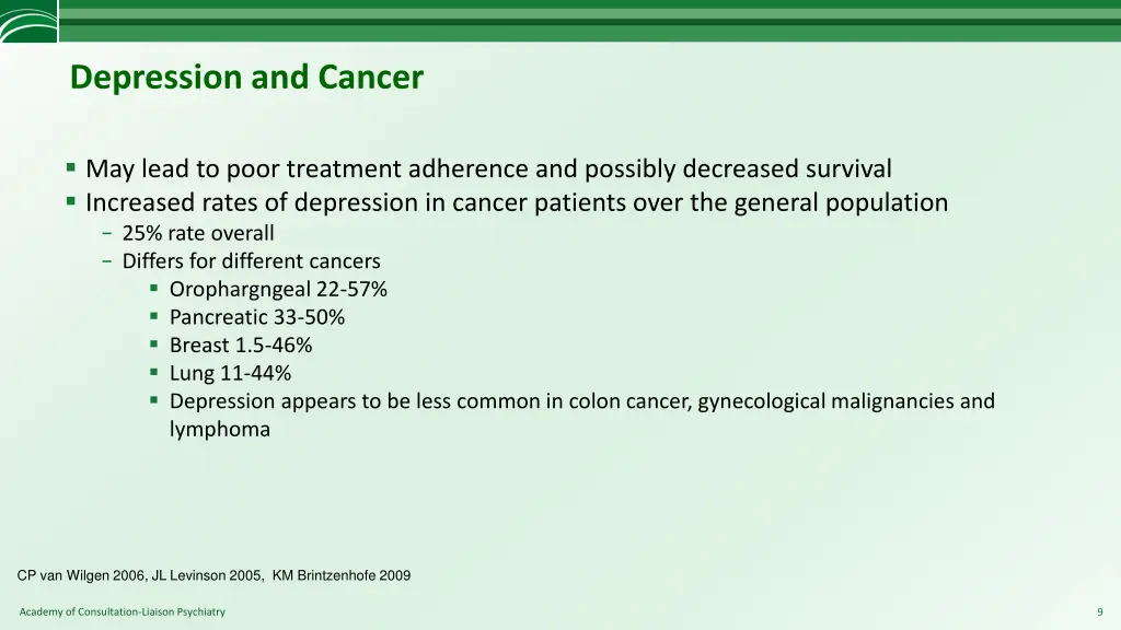 depression and cancer