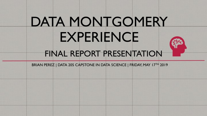 data montgomery experience final report