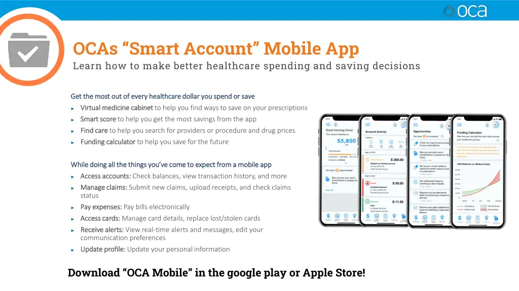 ocas smart account mobile app learn how to make