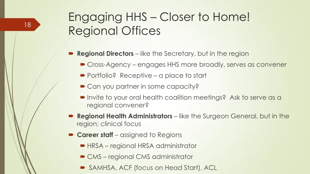 engaging hhs closer to home regional offices