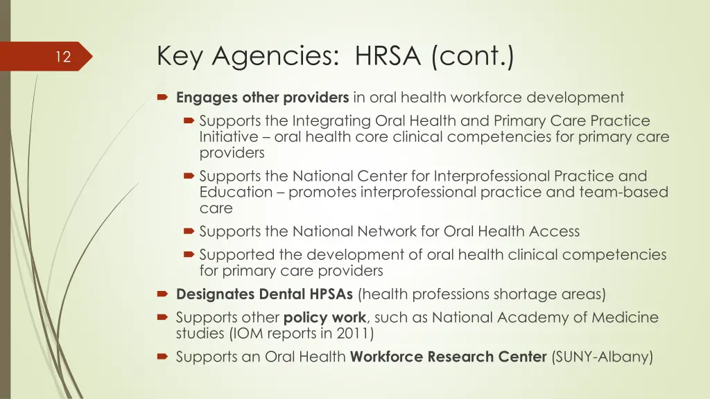 key agencies hrsa cont 1