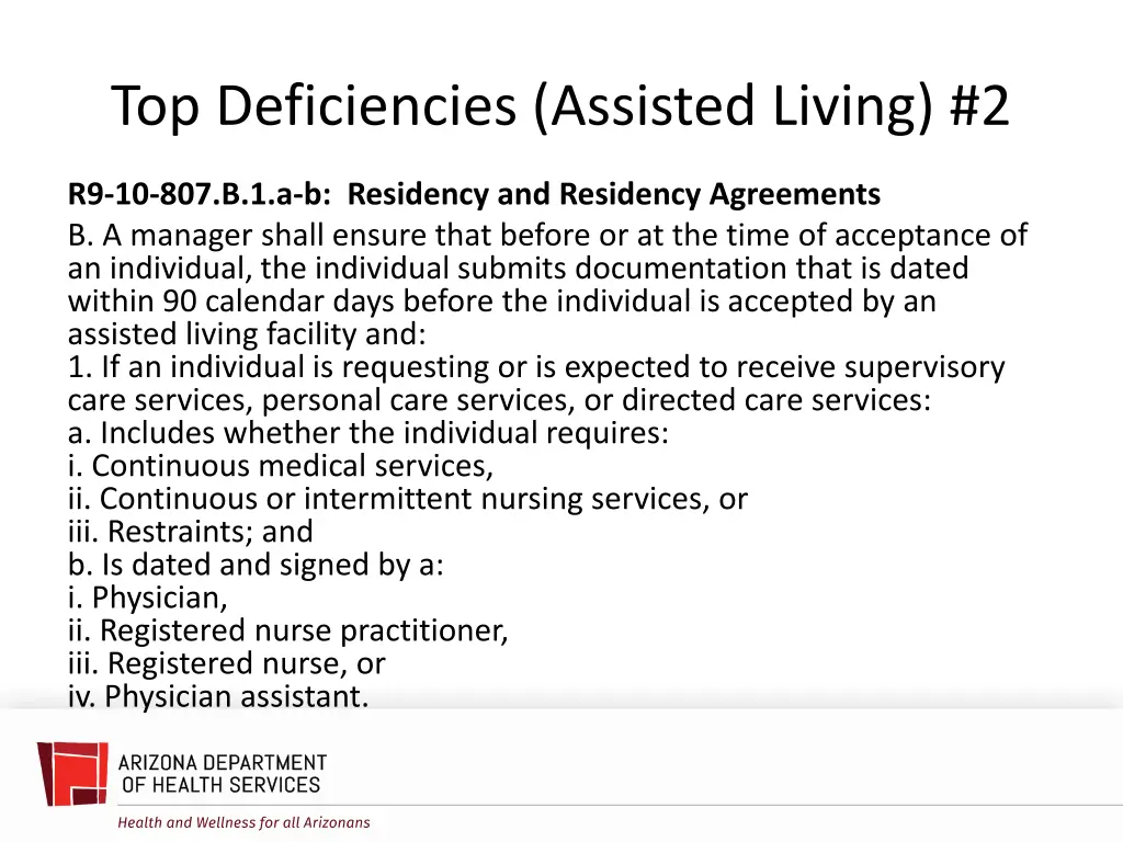 top deficiencies assisted living 2