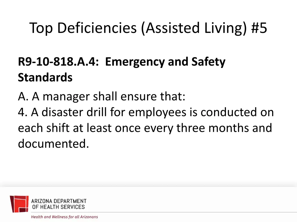 top deficiencies assisted living 5