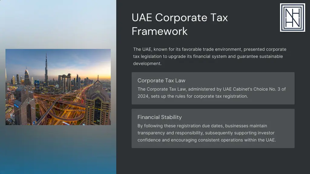 uae corporate tax framework