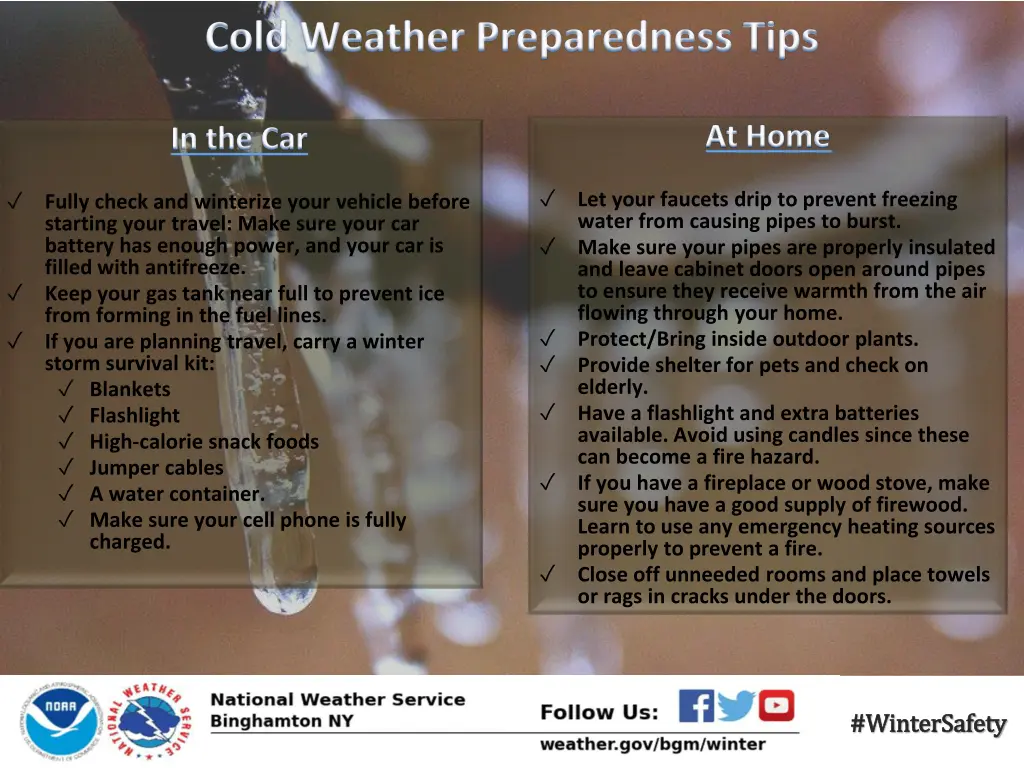 cold weather preparedness tips