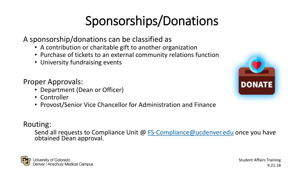 sponsorships donations sponsorships donations