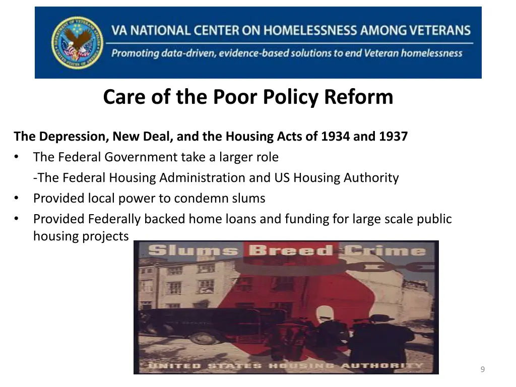 care of the poor policy reform