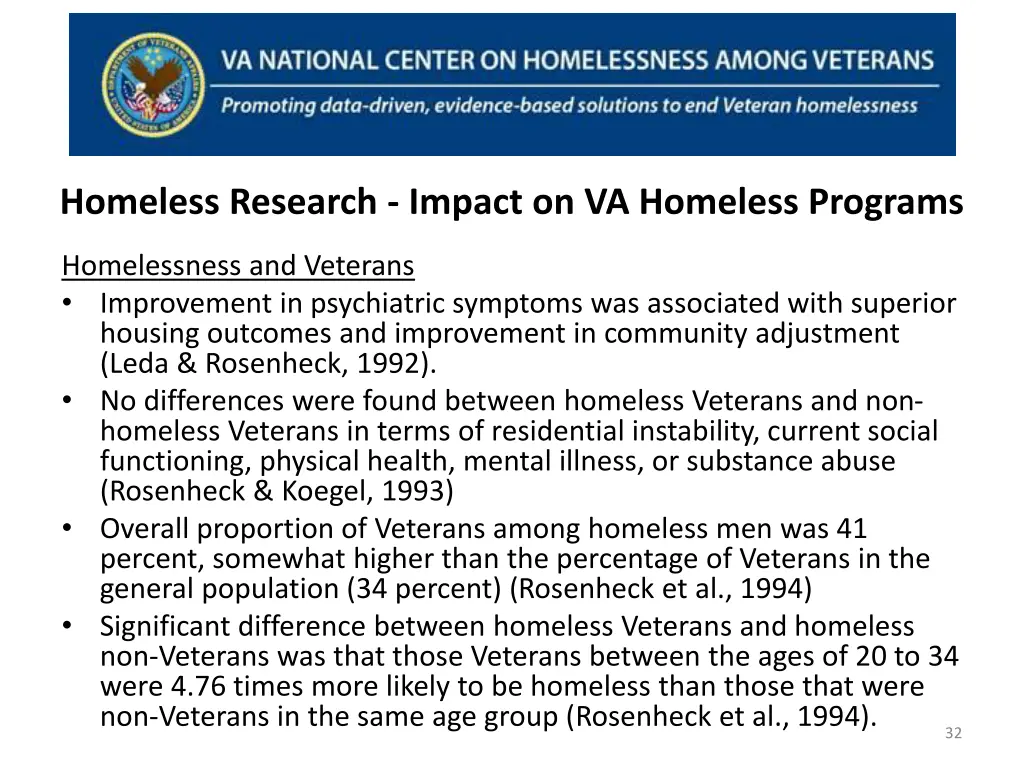 homeless research impact on va homeless programs 5