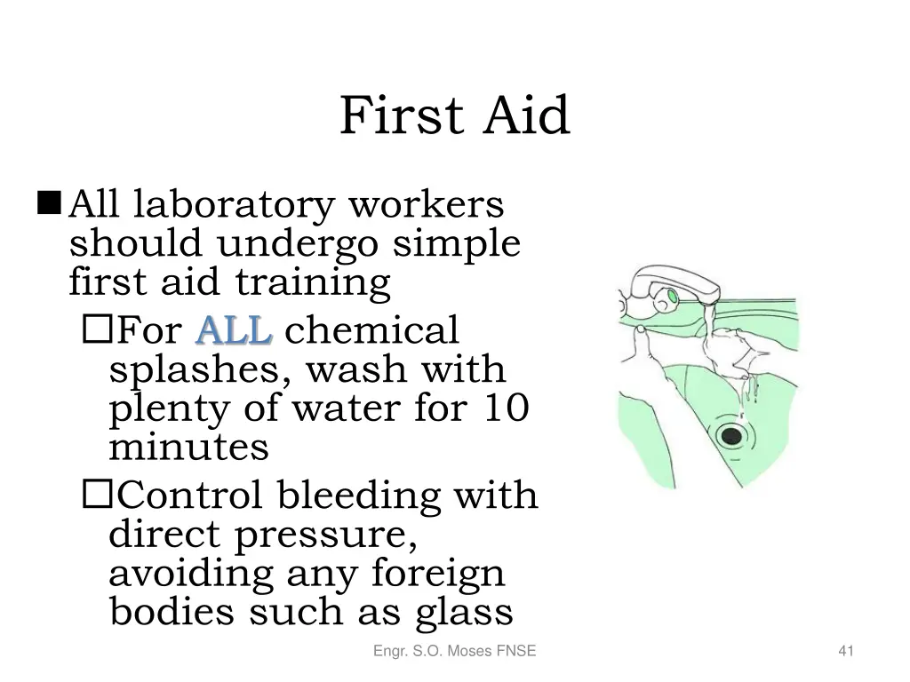 first aid