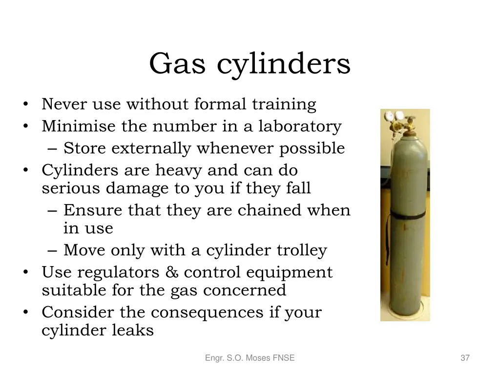 gas cylinders