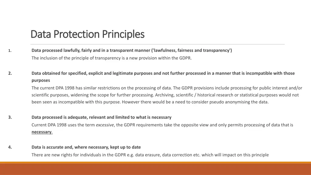 data protection principles data protection